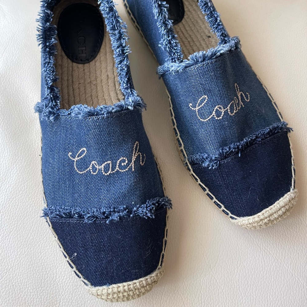 Coach espadrilles, size 7 1/2